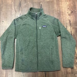 Patagonia Mens S Better Sweater Jacket - Industrial Green